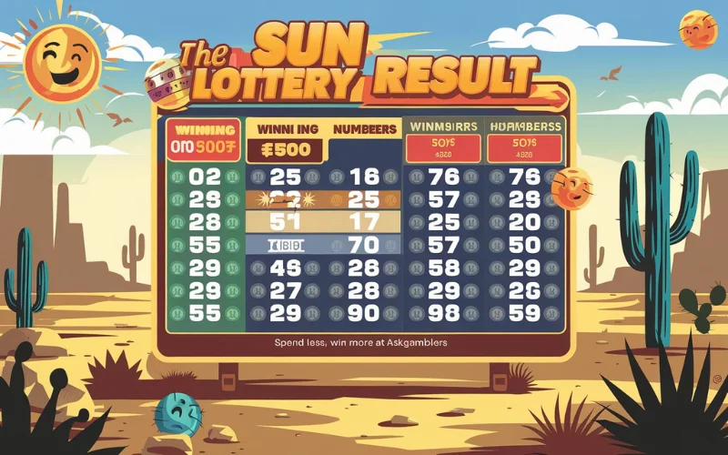 sun lottery result